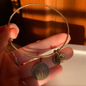 Alex & Ani “N” Initial Bangle
